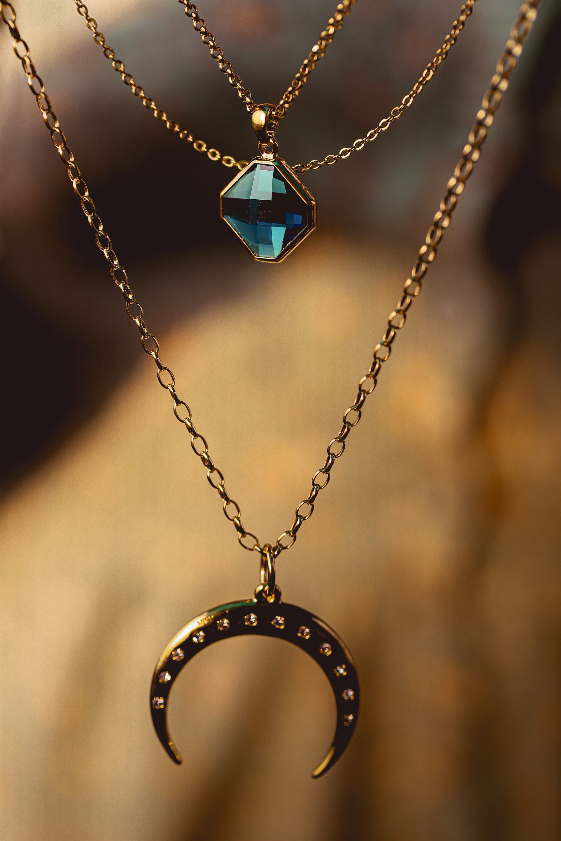 Handcrafted 18K Italian gold necklace from Jestic Gold
